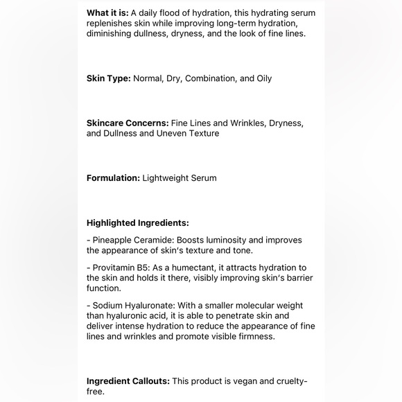 Drunk Elephant Skincare Drunk Elephant Bhydra Intensive Hydration